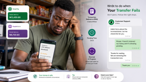 Failed mobile wallet transfer and customer support in Nigeria