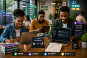 Best AI tool for Nigerian students and freelancers using ChatGPT and Gemini