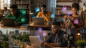Nigerians using AI tools for study business freelancing and content creation
