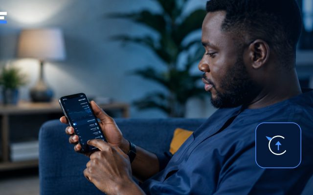 A Nigerian Android user reviewing backup and data settings on a phone
